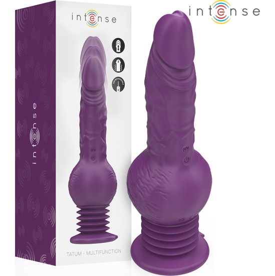 Intense Fun INTENSE - TATUM MULTIFUNCTION VIBRATOR WITH UP AND DOWN VIBRATION 24 CM PURPLE