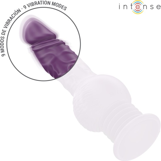 Intense Fun INTENSE - TATUM MULTIFUNCTION VIBRATOR WITH UP AND DOWN VIBRATION 24 CM PURPLE