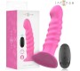 Intense Fun INTENSE - CINDY VIBRATOR SIZE L SPIRAL DESIGN 10 VIBRATIONS PINK REMOTE CONTROL