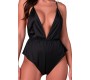 Passion Woman Teddies PASSION - SENSIE BODY BLACK S/M