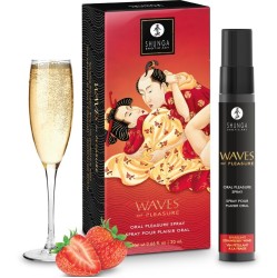 Shunga Aphrodisiacs SHUNGA - WAVES PLEASURE SPRAY ORAL SEDUCTIVE STRAWBERRY 20 ML