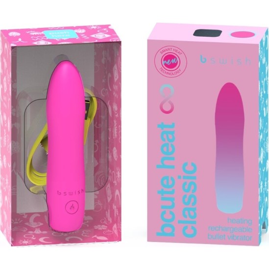 B Swish BCUTE INFINITE HEAT CLASSIC HEATABLE VIBRATOR PINK