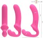 Intense Fun INTENSE - AMY DOUBLE VIBRATOR 20 CM ROZĀ TĀLVADĪBAS PULTS