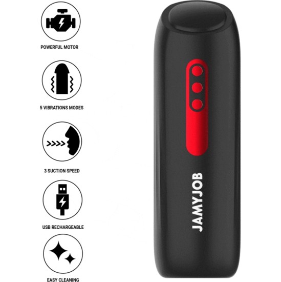 Jamyjob АВТОМАТИЧЕСКИЙ ВАГИНАЛЬНЫЙ МАСТУРБАТОР PHANTOM 5 РЕЖИМОВ ВСАСЫВАНИЯ И ТОЛЧКА