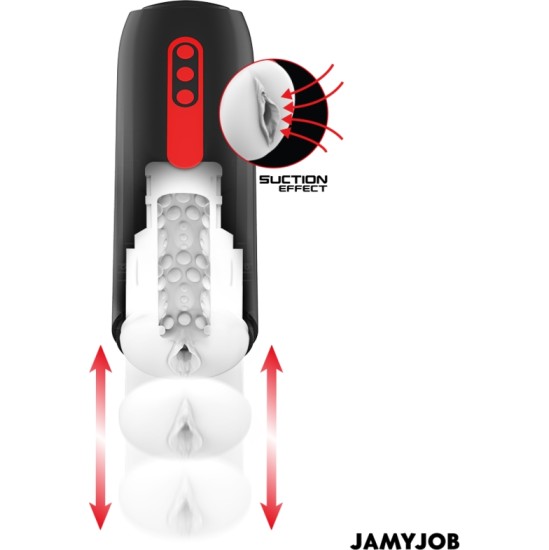 Jamyjob АВТОМАТИЧЕСКИЙ ВАГИНАЛЬНЫЙ МАСТУРБАТОР PHANTOM 5 РЕЖИМОВ ВСАСЫВАНИЯ И ТОЛЧКА