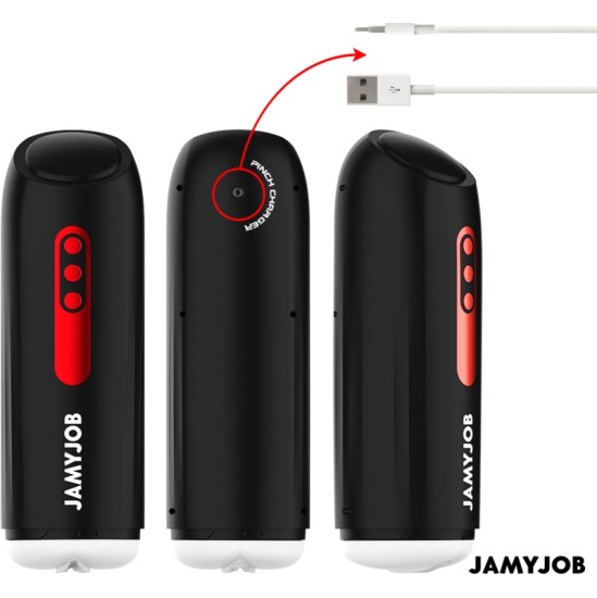 Jamyjob АВТОМАТИЧЕСКИЙ ВАГИНАЛЬНЫЙ МАСТУРБАТОР PHANTOM 5 РЕЖИМОВ ВСАСЫВАНИЯ И ТОЛЧКА