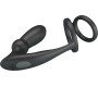 Pretty Love EMONI PENIS RING + ANAL PLUG 12 VIBRATIONS BLACK