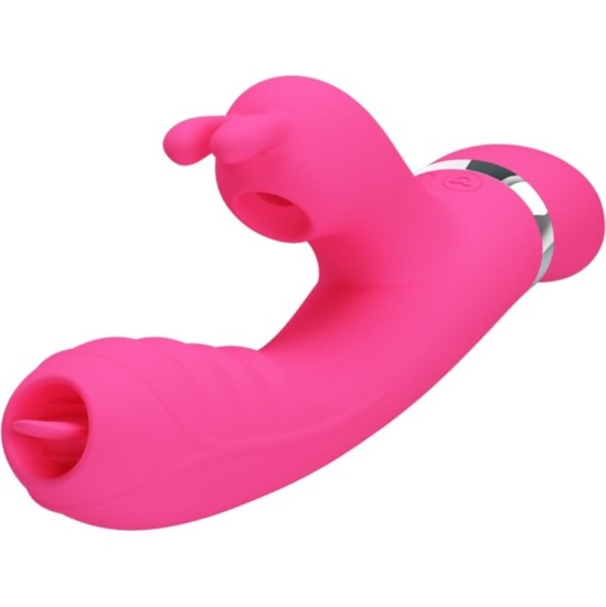 Pretty Love PHOENIX MULTIFUNCTION RABBIT VIBRATOR PINK