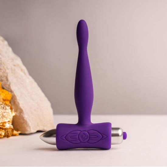 Rocks-Off ROCKS- OFF - PETITE SENSATIONS TEAZER ANAL PLUG VIBRATOR PURPLE