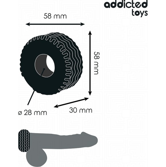 Addicted Toys EXTRA THICK COCK RING