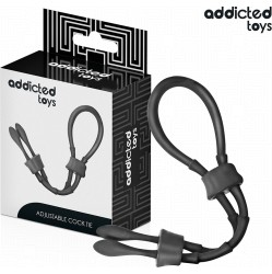 Addicted Toys ADJUSTABLE SILICONE ROPE FOR THE PENIS