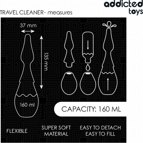 Addicted Toys TRAVEL CLEANER SILICONE MODEL 1