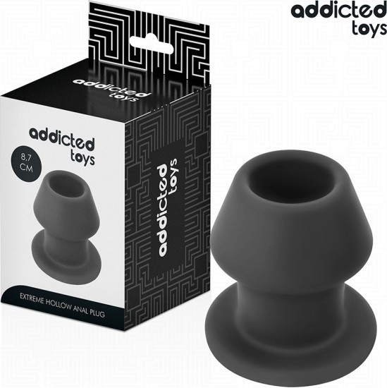 Addicted Toys EXTREME HOLLOW ANAL PLUG SILICONE SIZE M 8.7 CM