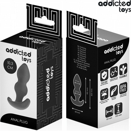 Addicted Toys ANAL PLUG SILICONE SIZE S 10.3 CM