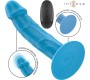 Intense Fun INTENSE - PHOEBE REALISTIC VIBRATOR 10 VIBRATIONS BLUE REMOTE CONTROL