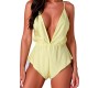 Passion Woman Teddies PASSION - SENSIE BODY LEMON L/XL