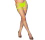 Chilirose Accesories CHILIROSE - CR 4867 NEON GREEN FISHNET TIGHTS WITH HOLES