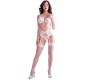 Chilirose Sets CHILIROSE - CR 4862 SET OF BRA, GARTER BELT, THONG AND WHITE LACE STOCKINGS L