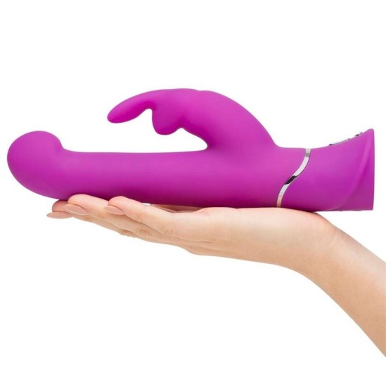 Happy Rabbit Vibe Rotator Beaded G-Spot Purple