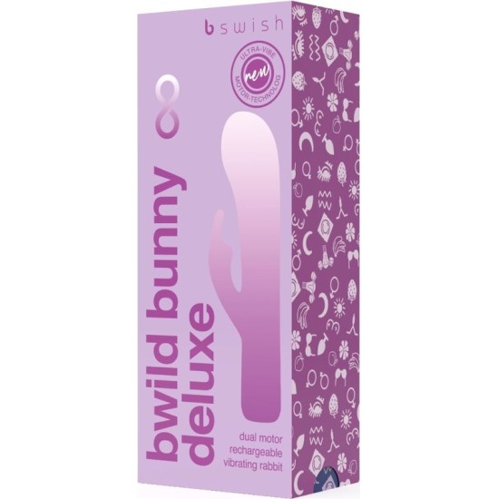 B Swish BWILD BUNNY INFINITE DELUXE VIBRATOR RABBIT 10 VIBRATIONS PURPLE