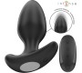 Intense Anal Toys INTENSE — JOEY ANAL PLUG 10 VIBRATIONS BLACK TĀLVADĪBAS PULTS