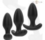 Intense Anal Toys INTENSE — JOEY ANAL PLUG 10 VIBRATIONS BLACK TĀLVADĪBAS PULTS