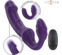 Intense Fun INTENSE — JILL DOUBLE VIBRATOR 20 CM PURPURA TĀLVADĪBAS PULTS