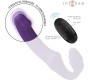 Intense Fun INTENSE — JILL DOUBLE VIBRATOR 20 CM PURPURA TĀLVADĪBAS PULTS