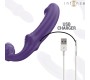 Intense Fun INTENSE — JILL DOUBLE VIBRATOR 20 CM PURPURA TĀLVADĪBAS PULTS