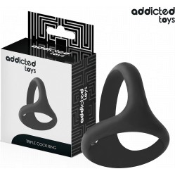 Addicted Toys THICK TRIPLE PENIS RING