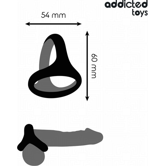 Addicted Toys THICK TRIPLE PENIS RING