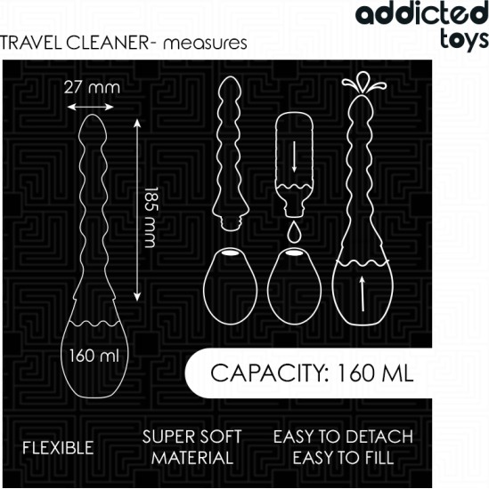 Addicted Toys TRAVEL CLEANER SILICONE MODEL 2