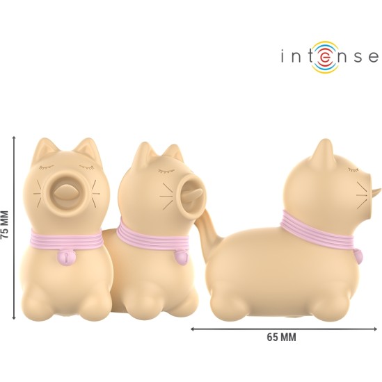 Intense Fun INTENSE - TOULOUSE STIMULATOR WITH 360º ROTATING TONGUE YELLOW