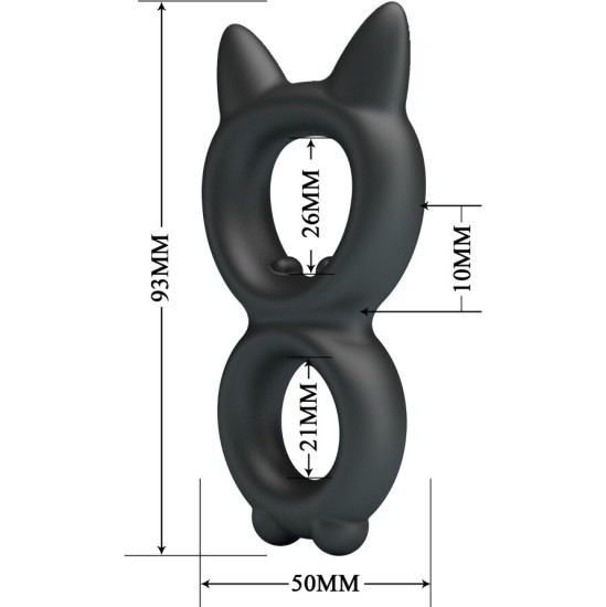 Crazy Bull TORAN DOUBLE SILICONE RING MODEL 20