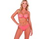 Passion Woman Sets PASSION - INTIMARI BRA + PANTIES SET PINK S/M