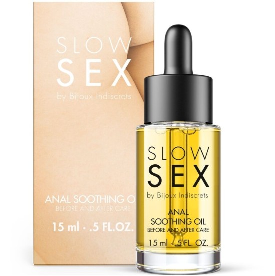 Bijoux Slow Sex BIJOUX INDISCRETS - SLOW SEX SOOTHING ANAL OIL 15 ML