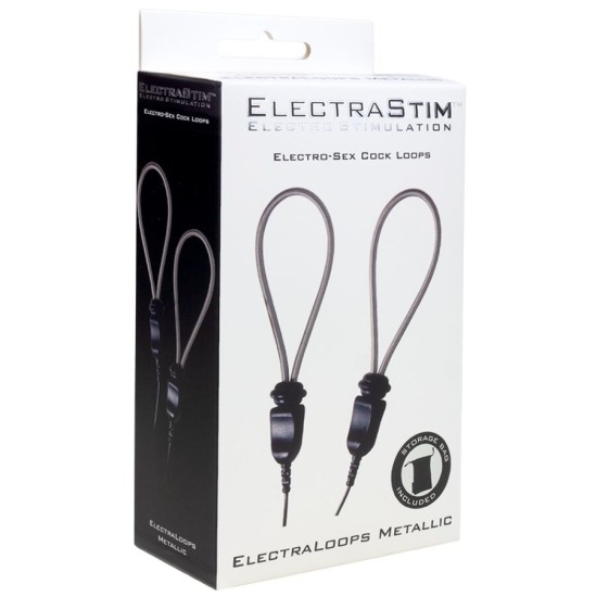 Electrastim ELECTRALOOPS E-STIM ADJUSTABLE METAL PENIS RINGS