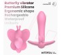 Intoyou App Series Wingy Butterfly Vibrator with App Pink