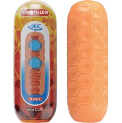 Pretty Love Flirtation PRETTY LOVE — DVĪŅU Bumbiņas, MASTURBATORA ORANŽS