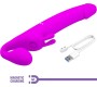 Pretty Love ZANINI STRAPLES STRAP-ON 10 VIBRATIONS PURLE