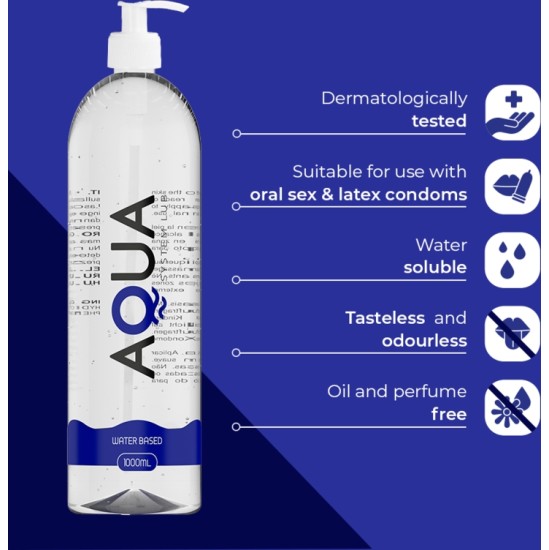 Aqua Quality ŪDENS BĀZES LUBRIKANTS 1000 ML