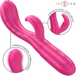 Intense Fun INTENSE — AMARA VIBRATORS AR STIMULĒJOŠU MĒLES 10 VIBRĀCIJAS ROZĀ
