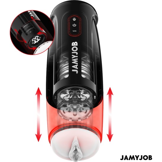 Jamyjob АВТОМАТИЧЕСКИЙ ВАГИНАЛЬНЫЙ МАСТУРБАТОР CYCLONE 10 РЕЖИМОВ ВСАСЫВАНИЯ И ТОЛЧКА