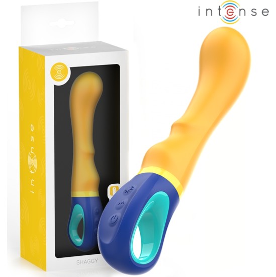 Intense Fun INTENSE - SHAGGY G-SPOT VIBRATOR YELLOW