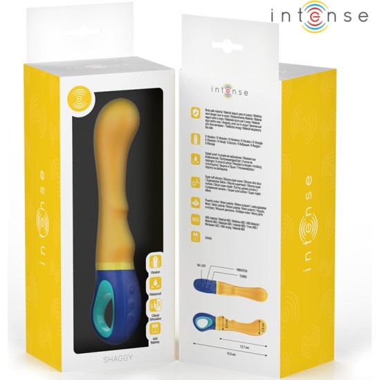 Intense Fun INTENSE - SHAGGY G-SPOT VIBRATOR YELLOW