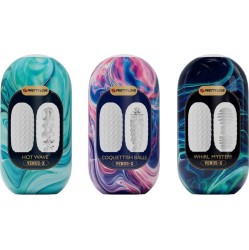 Pretty Love VENUS X 15 SILICONE MALE MASTURBATORS WHITE