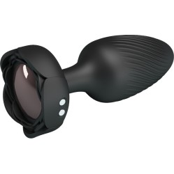 Pretty Love VARIAN ANAL PLUG WITH LED LIGHT BLACK 10.8 CM