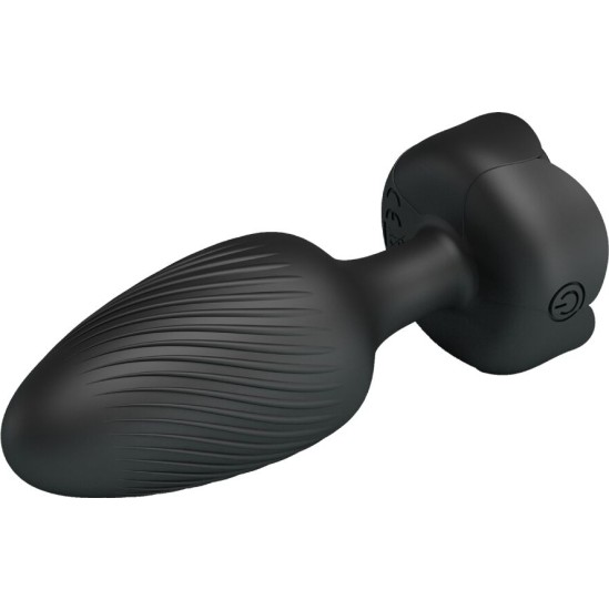 Pretty Love VARIAN ANAL PLUG WITH LED LIGHT BLACK 10.8 CM