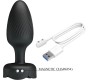 Pretty Love VARIAN ANAL PLUG WITH LED LIGHT BLACK 10.8 CM