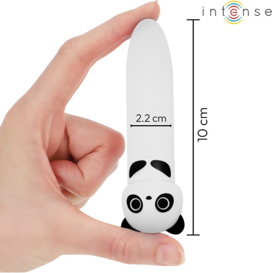 Intense Fun INTENSE - POH PANDA VIBRATING BULLET USB RECHARGEABLE 10 X 2.2 CM